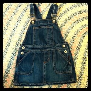 Gap Kids overalls denim dress